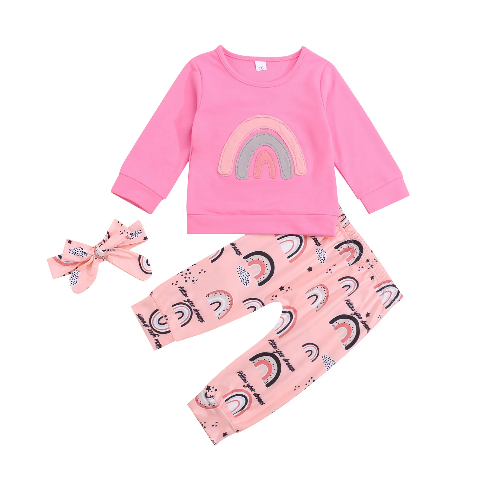 Ma&Baby 0-3Y Newborn Toddler Infant Baby Girls Clothes Set Rainbow Outfits Long Sleeve Tops Pants Tracksuit Autumn Clothing DD40
Ma&Baby 0-3Y Newborn Toddler Infant Baby Girls Clothes Set Rainbow Outfits Long Sleeve Tops Pants Tracksuit Autumn Clothing DD40