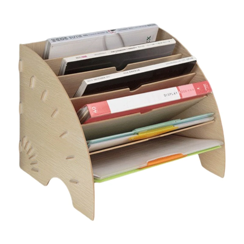 Fan-Shaped Wooden Desktop File Holder Office Desk Organizer DIY Document File Cabinet Multifunction Magazine Book Shelf
Fan-Shaped Wooden Desktop File Holder Office Desk Organizer DIY Document File Cabinet Multifunction Magazine Book Shelf
