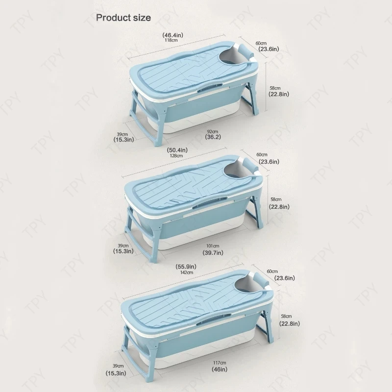 142/128cm Portable Bathtub Folding Bath Bucket Thicken Plastic Barrel Sweat Steaming Home Bath Tub Bathroom SPA Sauna Winter
142/128cm Portable Bathtub Folding Bath Bucket Thicken Plastic Barrel Sweat Steaming Home Bath Tub Bathroom SPA Sauna Winter