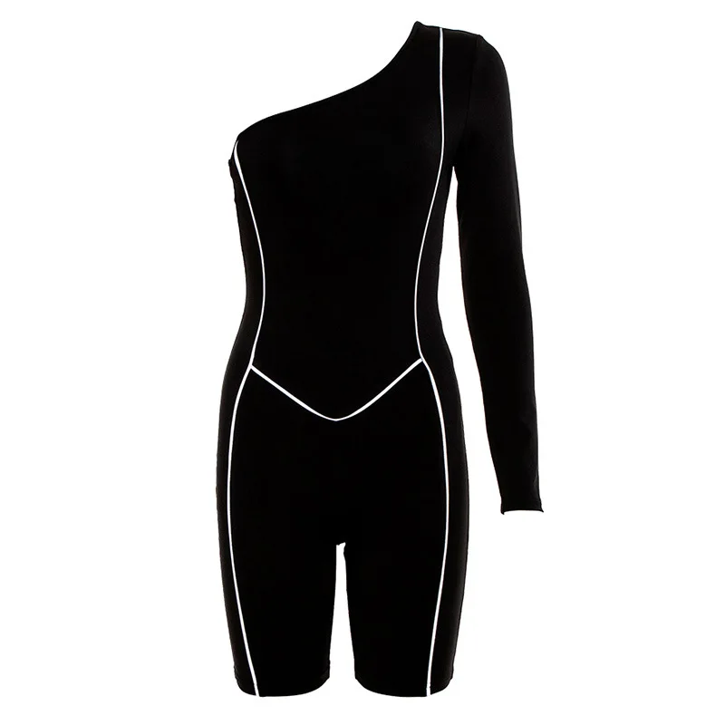 Sexy Shoulder-exposed reflective pants for new women's wear which are popular in autumn of 2019
Sexy Shoulder-exposed reflective pants for new women's wear which are popular in autumn of 2019