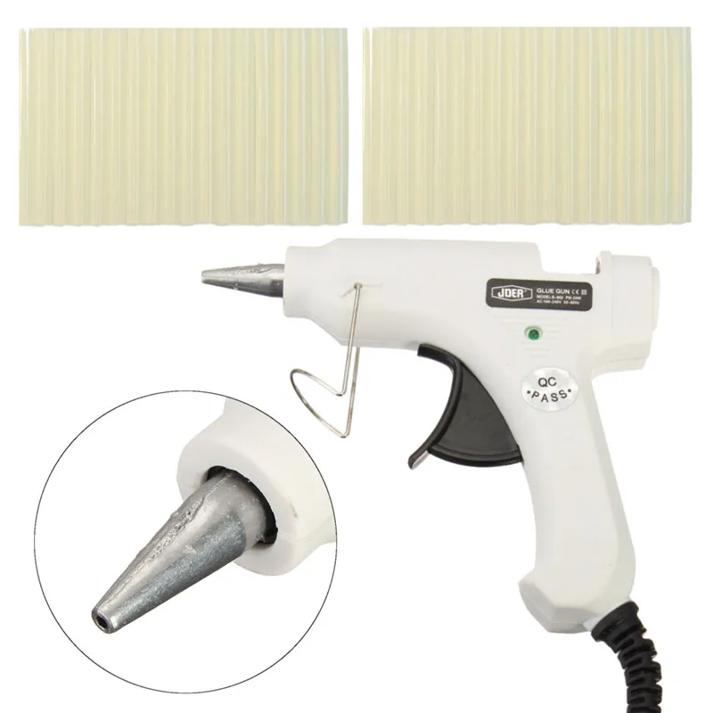 20W High Temperature Heater Hot Melt Gun With 50pcs 7x100mm Glue Sticks Graft Tool Repair Handy Hot Silicone Glue Gun Buttstock
20W High Temperature Heater Hot Melt Gun With 50pcs 7x100mm Glue Sticks Graft Tool Repair Handy Hot Silicone Glue Gun Buttstock