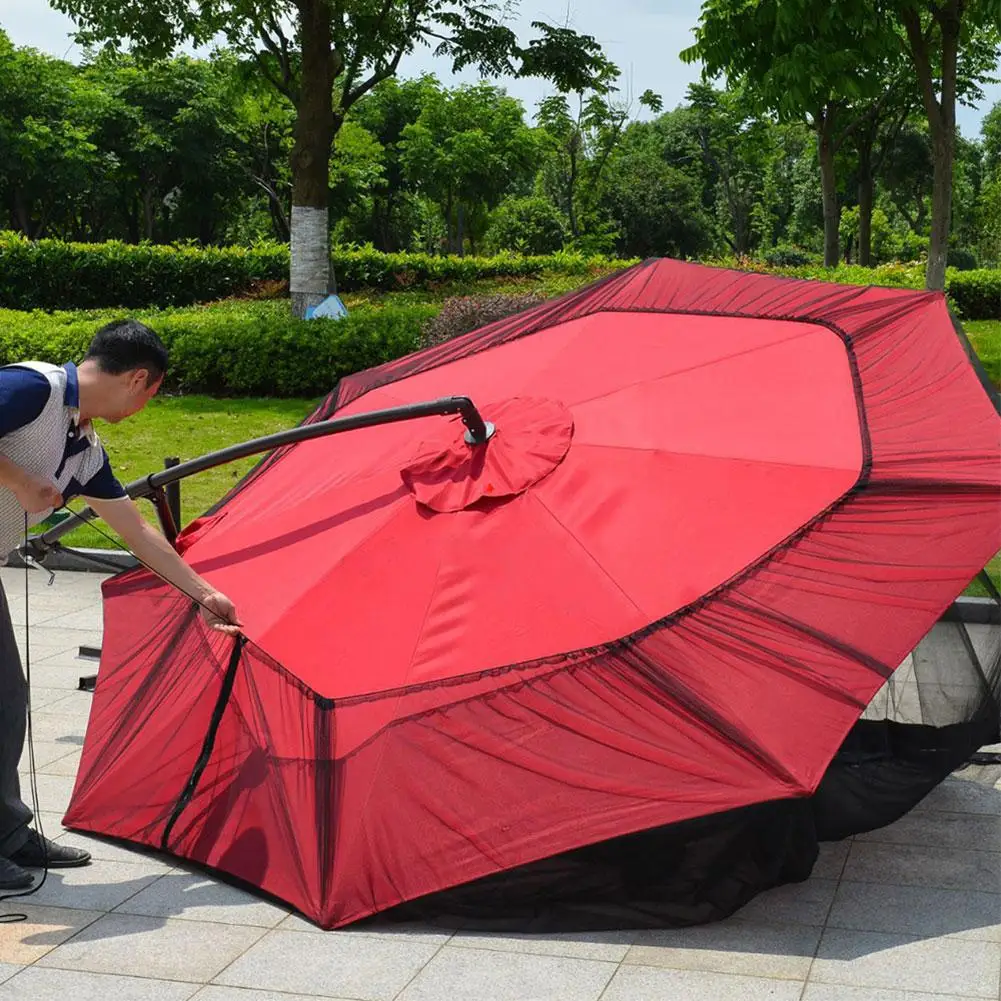 Outdoor Sunshade Mosquito Nets Waterproof Anti-insect Roman Umbrella Screen Double Door Design For Patio Courtyard
Outdoor Sunshade Mosquito Nets Waterproof Anti-insect Roman Umbrella Screen Double Door Design For Patio Courtyard