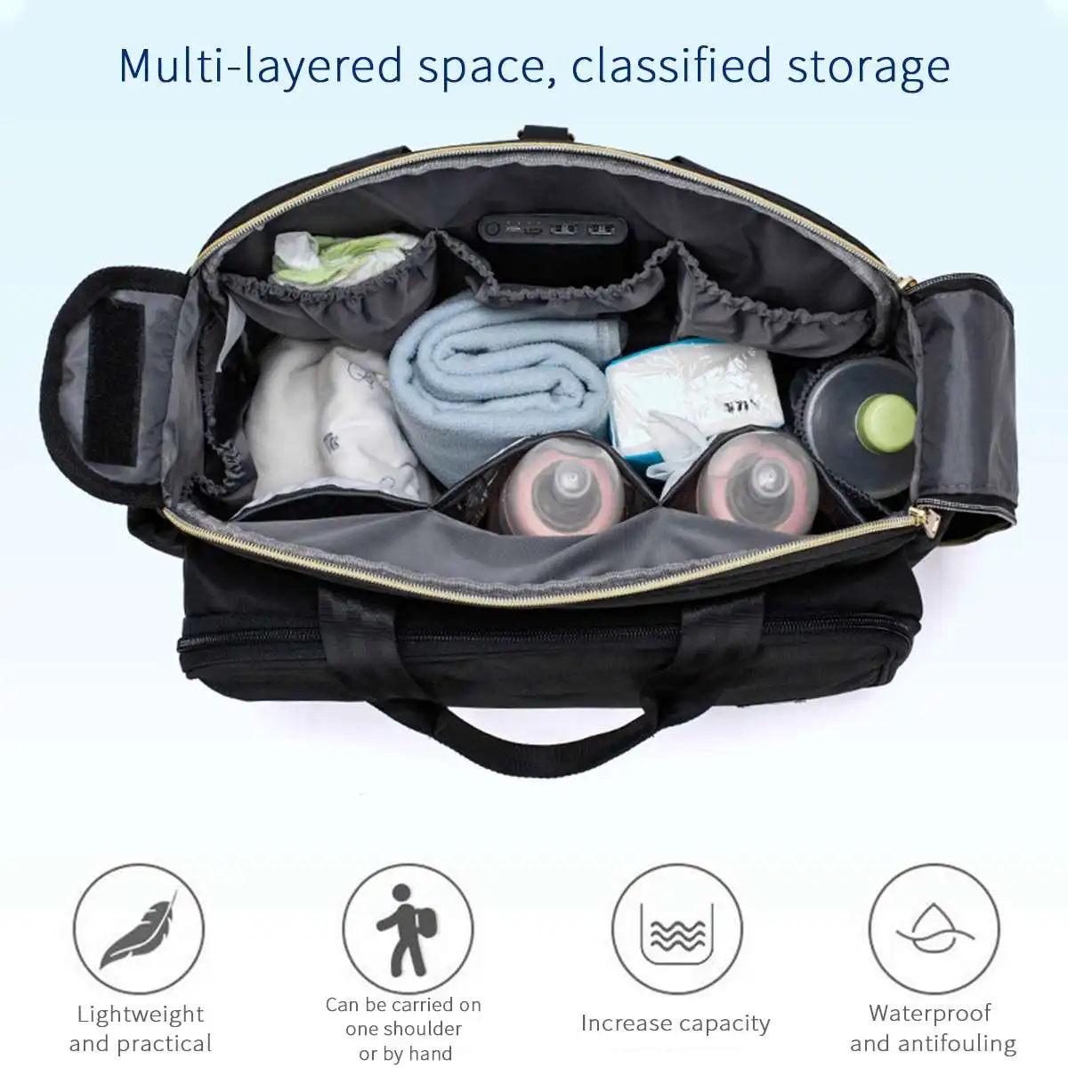 2IN1 Nappy Diaper Mummy Bag Crib Bed Large Capacity Backpacks Mom Multi-function Waterproof Outdoor USB Diaper Bags Baby Care
2IN1 Nappy Diaper Mummy Bag Crib Bed Large Capacity Backpacks Mom Multi-function Waterproof Outdoor USB Diaper Bags Baby Care