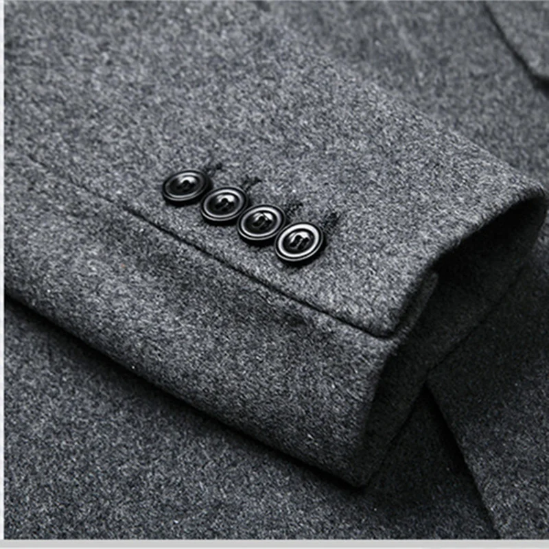 FOJAGANTO Winter Men Long Wool Blend Coat Brand Men Solid Color Warm Thick Wool Coats Business Casual Wool Blend Overcoat Male
FOJAGANTO Winter Men Long Wool Blend Coat Brand Men Solid Color Warm Thick Wool Coats Business Casual Wool Blend Overcoat Male