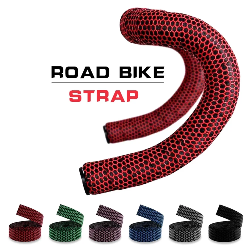 

WEST BIKING Bike Handlebar Tape Road Bicycle Anti-slip Silica Gel EVA Shock Absorption Handle Bar Tape Cycling Wrap End Plug