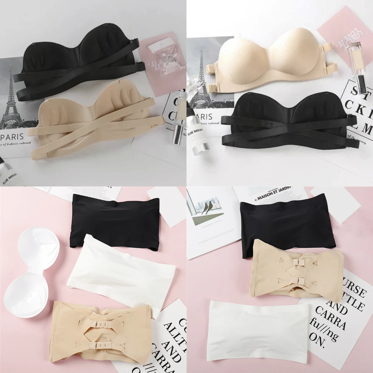 Breathable Push Up Bra Women Sexy Silicone Bra Seamless Wire Free Strapless Bras Solid Sexy Lingerie Wedding Cozy Invisible Bras
Breathable Push Up Bra Women Sexy Silicone Bra Seamless Wire Free Strapless Bras Solid Sexy Lingerie Wedding Cozy Invisible Bras