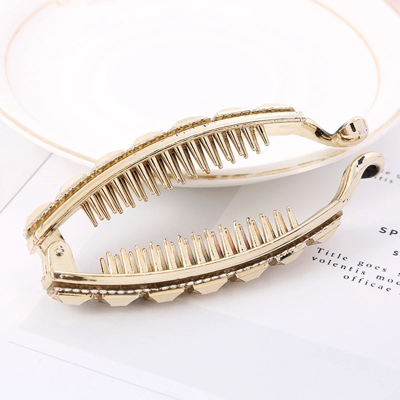 2021 New 1pcs Crystal Barrette Accessories Rhinestone Hairpin Hair Clip Hair Gift Banana Women Hair Accessories Hairgrip Gold
2021 New 1pcs Crystal Barrette Accessories Rhinestone Hairpin Hair Clip Hair Gift Banana Women Hair Accessories Hairgrip Gold