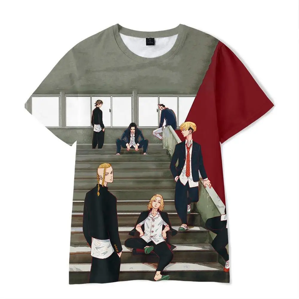 Hot Sale Tokyo Revengers T Shirts Men Women Fahsion Streetwear Summer 3D T Shirt Boys Short Sleeve Cartoon Streetwear T Shirts
Hot Sale Tokyo Revengers T Shirts Men Women Fahsion Streetwear Summer 3D T Shirt Boys Short Sleeve Cartoon Streetwear T Shirts
