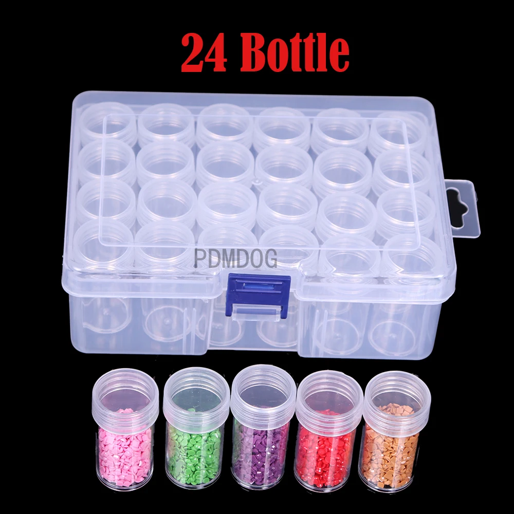 24/48 Grids Dismountable For Diamond Embroidery Accessories Diamond Painting Storage Boxes Cross Stitch Cases Storage Organizer
24/48 Grids Dismountable For Diamond Embroidery Accessories Diamond Painting Storage Boxes Cross Stitch Cases Storage Organizer
