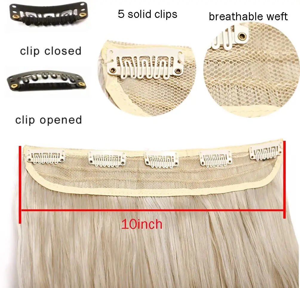 Kong&Li Long Wavy Ombre Synthetic 5 Clips in One Piece Hair Weave Hairpiece for Women Synthetic Clip-in Hair Extensions
Kong&Li Long Wavy Ombre Synthetic 5 Clips in One Piece Hair Weave Hairpiece for Women Synthetic Clip-in Hair Extensions