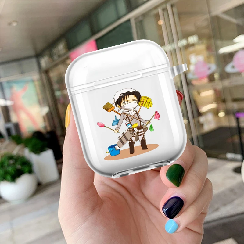 Anime Japan Attack on Titan Comic Character Clear Silicone Covers Case For Apple Airpods 1 2 Pro Wireless Bluetooth Headset Bags
Anime Japan Attack on Titan Comic Character Clear Silicone Covers Case For Apple Airpods 1 2 Pro Wireless Bluetooth Headset Bags
