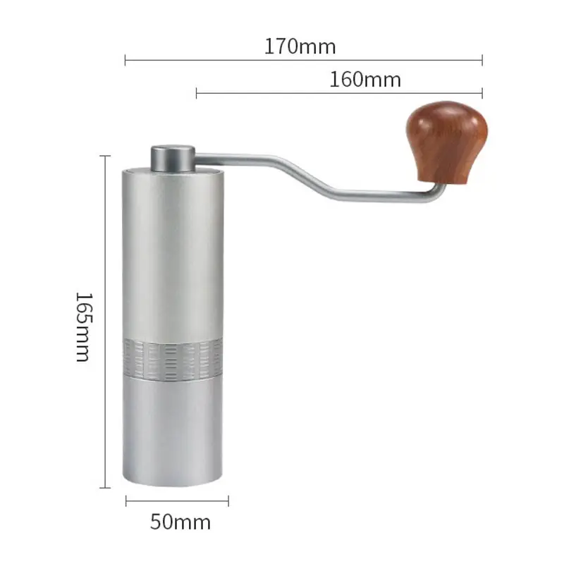 Stainless Steel Coffee Bean Grinder Hand-shaking Bean Machine Household Portable Utensils Steel Core Manual Coffee Grinders
Stainless Steel Coffee Bean Grinder Hand-shaking Bean Machine Household Portable Utensils Steel Core Manual Coffee Grinders