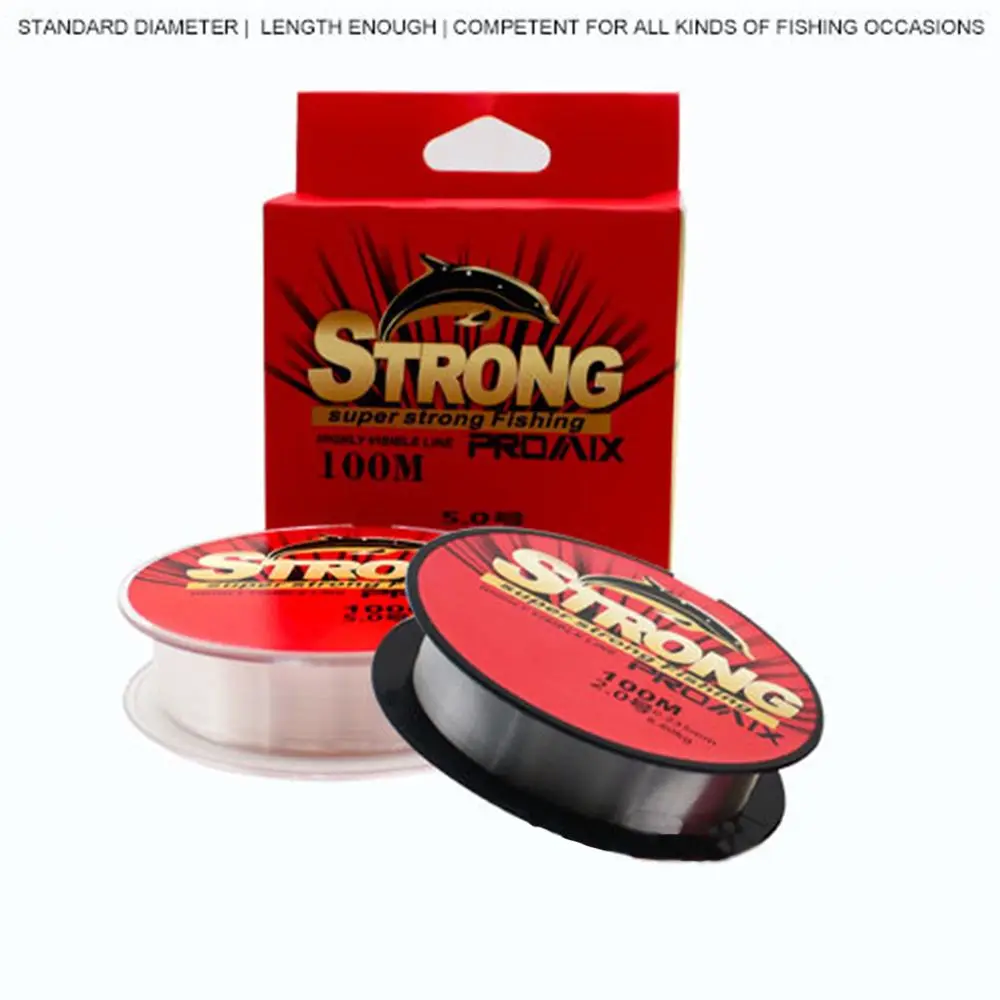 Nylon Monofilament Strong Rope Cord Angling Fluoro Carbon Fishing Line Elastic Thread Spool Polyester Bait
Nylon Monofilament Strong Rope Cord Angling Fluoro Carbon Fishing Line Elastic Thread Spool Polyester Bait