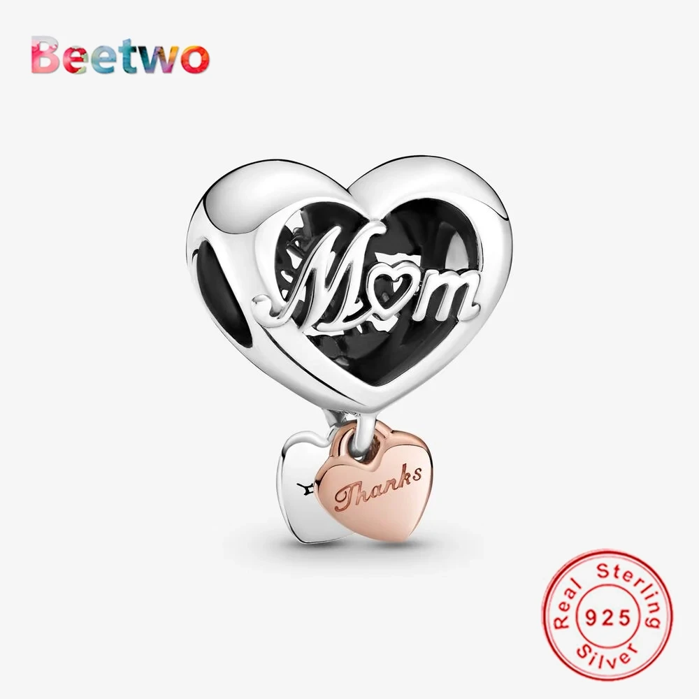 Thank You Mum Heart Charm 925 Sterling Silver Charm Fit Original Pandora Bracelet Charms Pendant Bead Jewelry Berloque
Thank You Mum Heart Charm 925 Sterling Silver Charm Fit Original Pandora Bracelet Charms Pendant Bead Jewelry Berloque