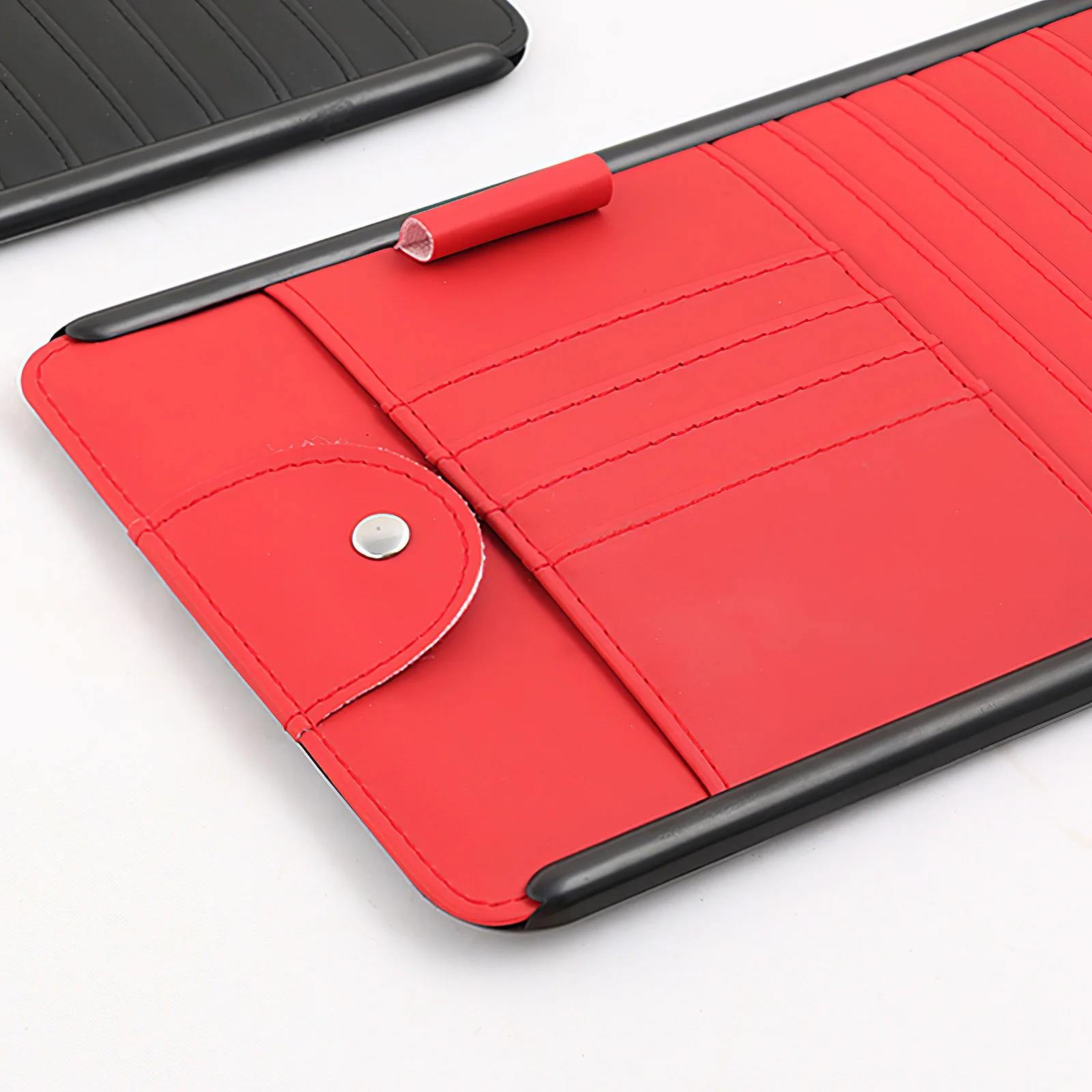 Car Sun Visor Point Pocket Organizer Pouch Leather Bag Card Glasses Storage Universal Practical High Quality Holder Car-Styling
Car Sun Visor Point Pocket Organizer Pouch Leather Bag Card Glasses Storage Universal Practical High Quality Holder Car-Styling