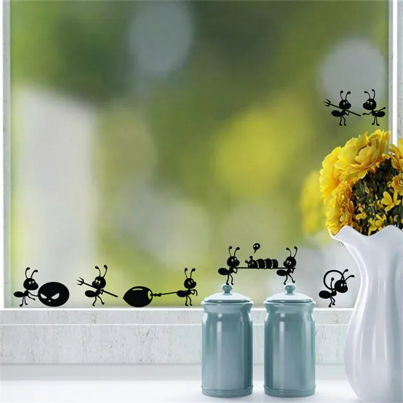 Ants Wall Sticker For Children's Rooms Home Decor Glass Windows Decoration Poster Mural Art Decals Stickers Wall Decor
Ants Wall Sticker For Children's Rooms Home Decor Glass Windows Decoration Poster Mural Art Decals Stickers Wall Decor