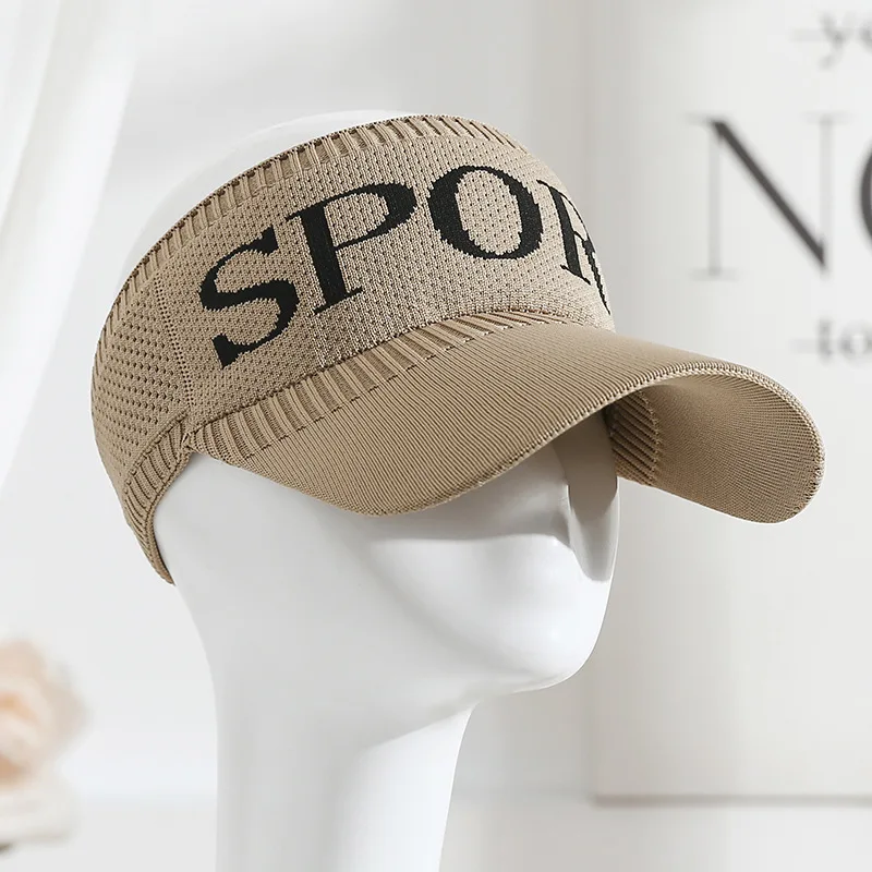 New SPORT topless cap Women casual adjustable cotton Sun visor cap Summer Holiday beach curved knitted Sunshade hat gorros
New SPORT topless cap Women casual adjustable cotton Sun visor cap Summer Holiday beach curved knitted Sunshade hat gorros