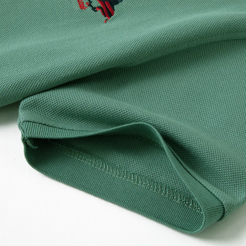 2021 Spring and Autumn New Embroidered Men's Business Lapel T-shirt Short Sleeve Loose Polo Lining Cotton Fashion Top
2021 Spring and Autumn New Embroidered Men's Business Lapel T-shirt Short Sleeve Loose Polo Lining Cotton Fashion Top