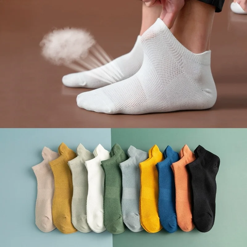 1 Pairs Man Cotton Short Socks Fashion Breathable Mesh Men Comfortable Solid Color Casual Ankle Sock Pack Male Street Fashions
1 Pairs Man Cotton Short Socks Fashion Breathable Mesh Men Comfortable Solid Color Casual Ankle Sock Pack Male Street Fashions