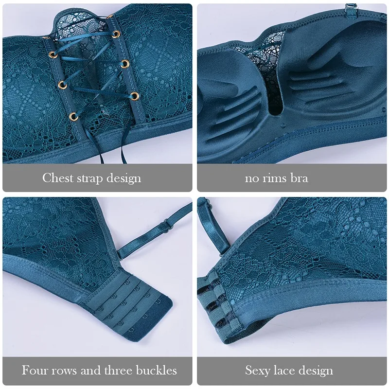 Seamless Sexy Bras For Women Fashion Push Up Bra Wire Free Lingerie Strapless Drawstring Bra Solid Lace Adjustable Bralette Drop
Seamless Sexy Bras For Women Fashion Push Up Bra Wire Free Lingerie Strapless Drawstring Bra Solid Lace Adjustable Bralette Drop