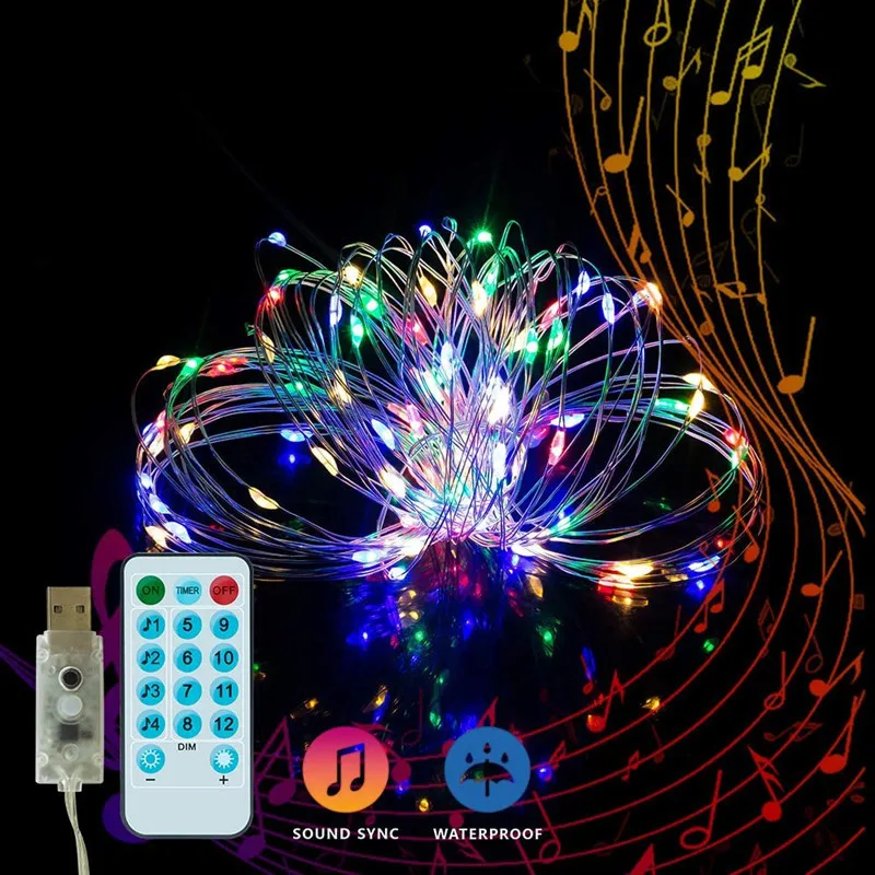 USB 20M RGB String Lights Led Light Fancy Lighting New Year's Eve Christmas Tree Decorations Hanukkah Festoon kawaii room decor
USB 20M RGB String Lights Led Light Fancy Lighting New Year's Eve Christmas Tree Decorations Hanukkah Festoon kawaii room decor