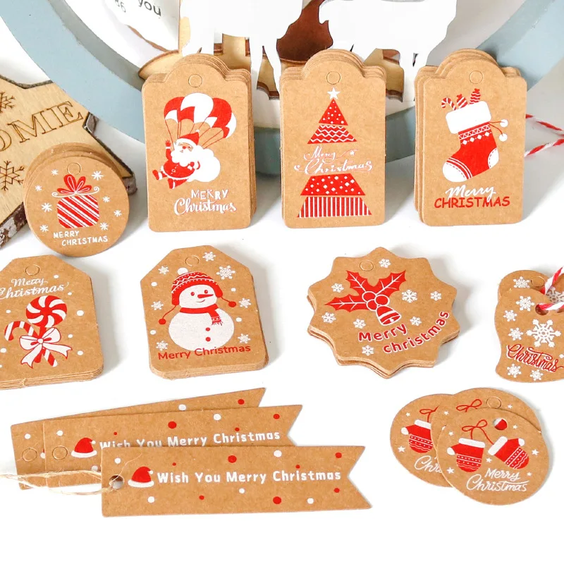 50x Christmas Gift Bags Package Hang Tags 10 Styles Kraft Paper Tag Cookie Candy Bags Tying Cards Merry Christmas Cake Box Decor
50x Christmas Gift Bags Package Hang Tags 10 Styles Kraft Paper Tag Cookie Candy Bags Tying Cards Merry Christmas Cake Box Decor