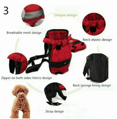Portable Security Puppy Small Dog Carrier Travel Front Back Backpack Carrying Pouch Bags
Portable Security Puppy Small Dog Carrier Travel Front Back Backpack Carrying Pouch Bags