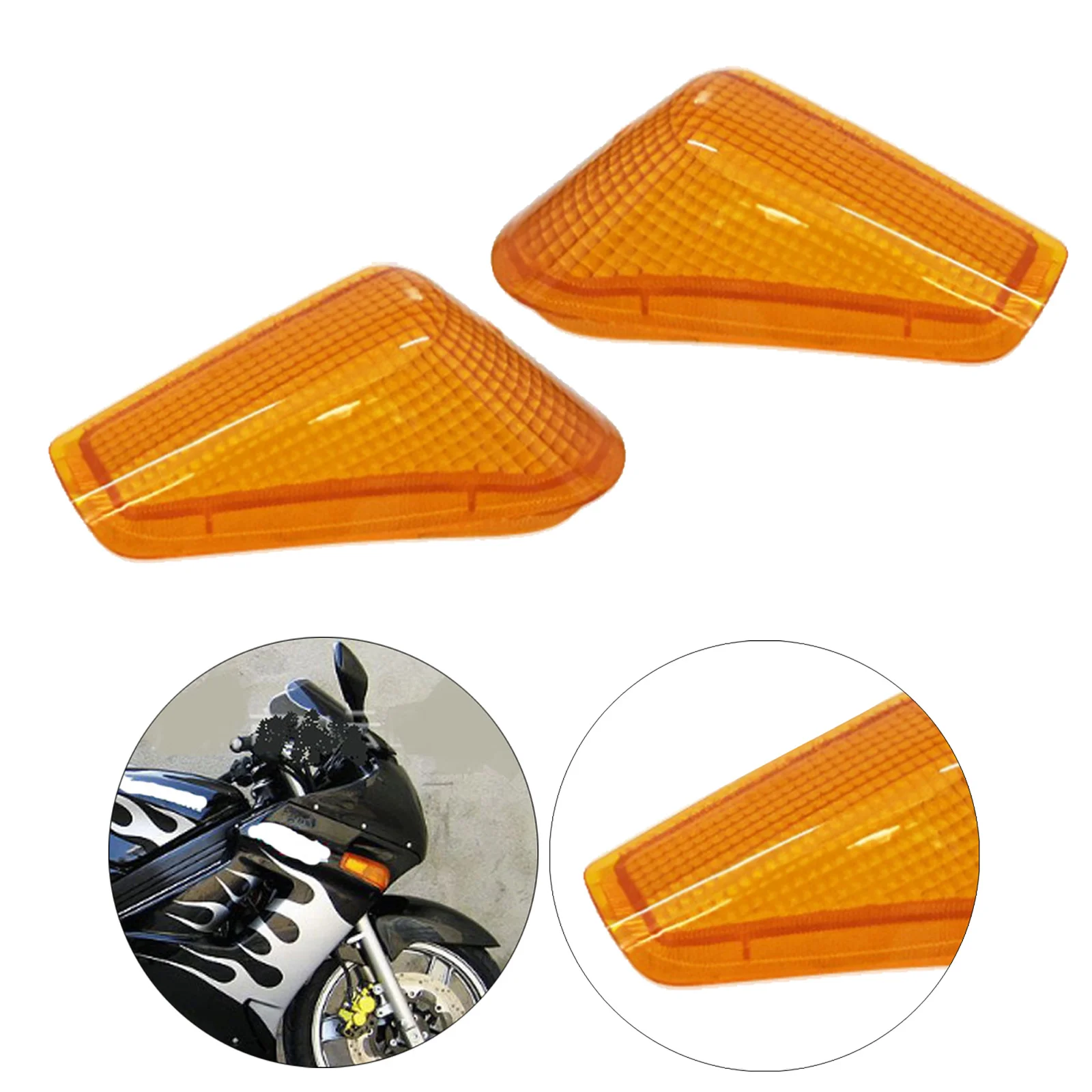 2pcs Yellow Front Indicator Turn Signal Light Lens Cover Shell Left and Right for Kawasaki ZZR250
2pcs Yellow Front Indicator Turn Signal Light Lens Cover Shell Left and Right for Kawasaki ZZR250
