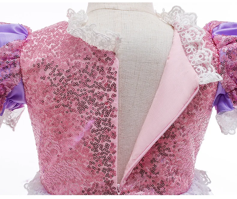 New Fancy Girls Dress Party Rapunzel Cosplay Costumes Halloween Tangled Princess Dress Clothes Super Violet Ball Gown Kids Gift
New Fancy Girls Dress Party Rapunzel Cosplay Costumes Halloween Tangled Princess Dress Clothes Super Violet Ball Gown Kids Gift