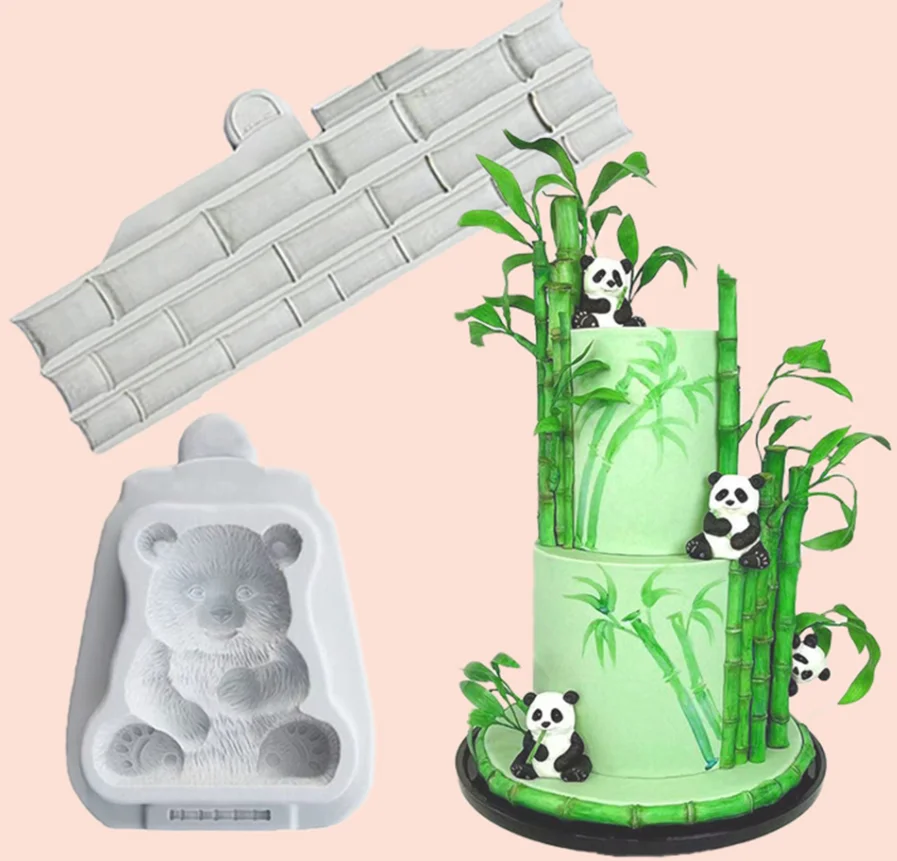 Panda \ bamboo silicone mold cake chocolate baking accessories mold
Panda \ bamboo silicone mold cake chocolate baking accessories mold