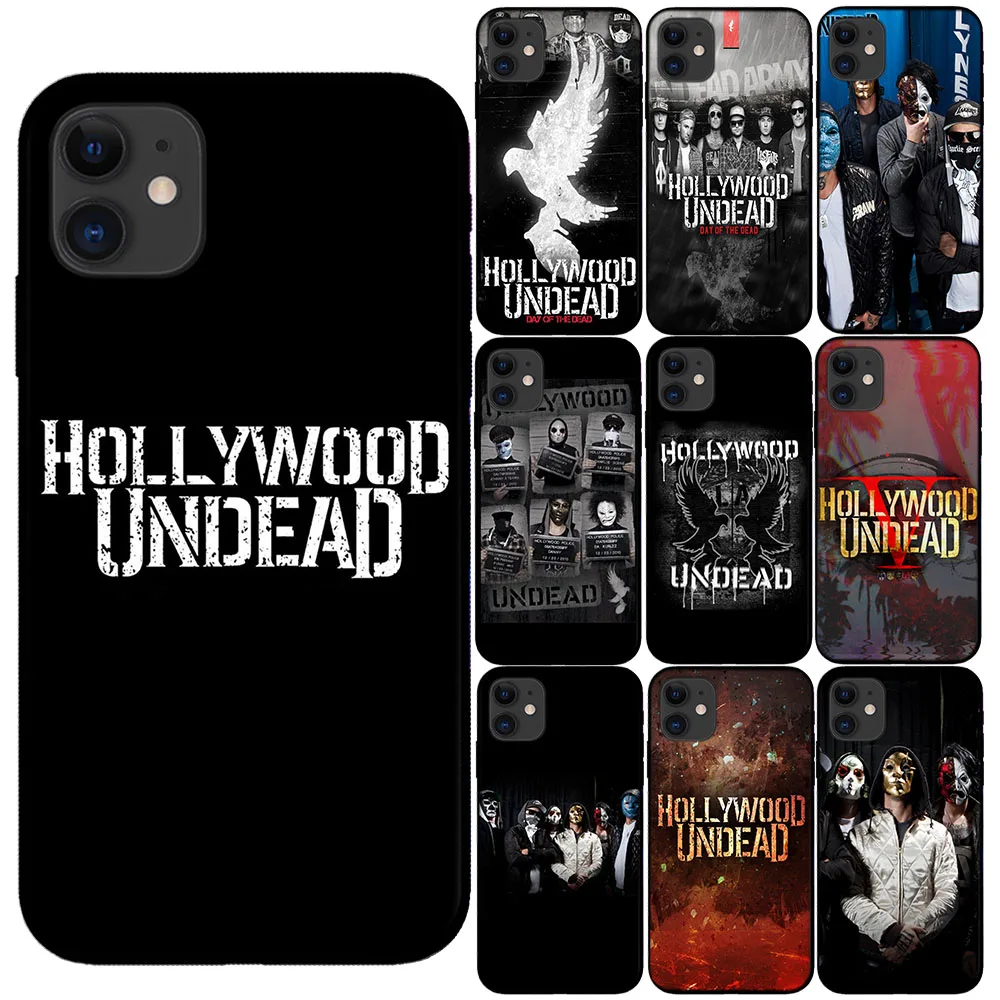 Мягкий чехол Hollywood Undead из ТПУ для iPhone 11 12 Pro Max X XS XR MAX 7 8 6S 6 Plus 5 5S SE силиконовые чехлы