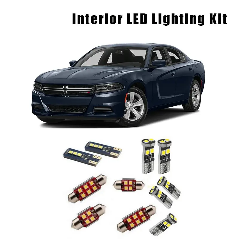 For Dodge Charger 2011-2016 2017 2018 2019 13pcs White Canbus LED Interior Light Door Bulbs Kit Fit Map Dome Trunk License Lamp
For Dodge Charger 2011-2016 2017 2018 2019 13pcs White Canbus LED Interior Light Door Bulbs Kit Fit Map Dome Trunk License Lamp