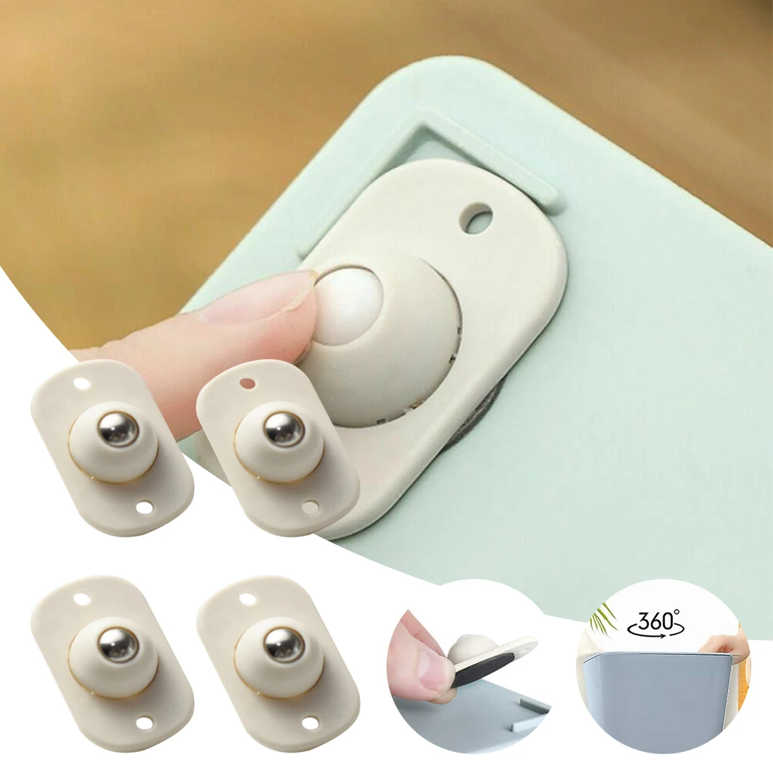 Adhesive Stainless Steel Pulley Universal Furniture Storage Box Roller Self Casters Pulley For Cabinet Trash 360° Caster 4pcs
Adhesive Stainless Steel Pulley Universal Furniture Storage Box Roller Self Casters Pulley For Cabinet Trash 360° Caster 4pcs