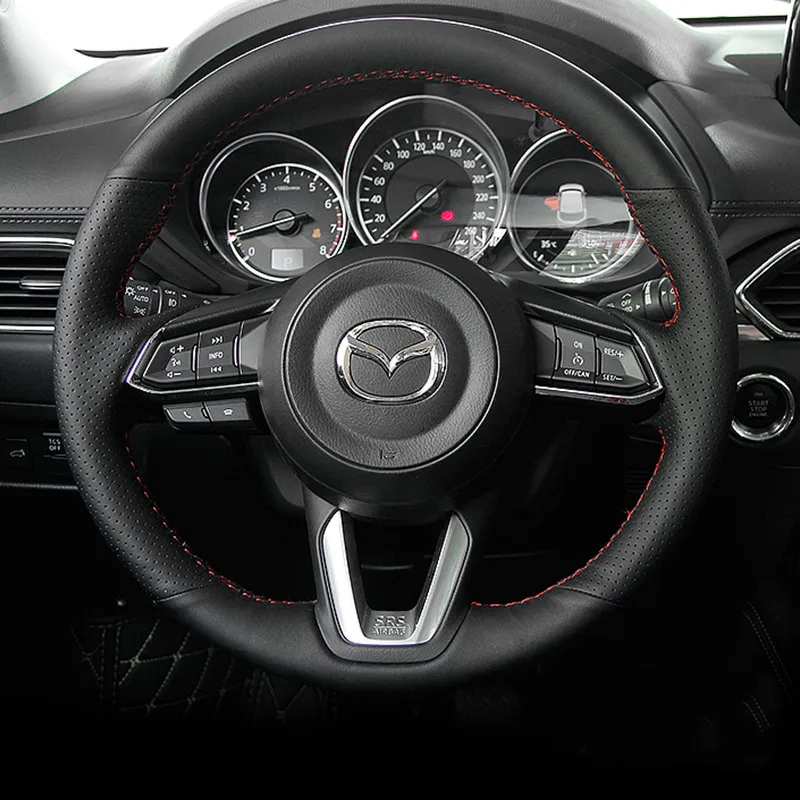 For MAZDA CX30 cx-30 DIY custom leather car interior special steering wheel cover car accessories
For MAZDA CX30 cx-30 DIY custom leather car interior special steering wheel cover car accessories