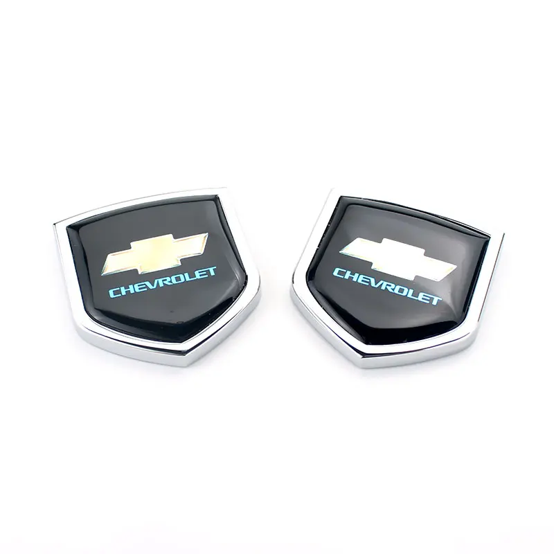 Металлическая боковая Наклейка на окно автомобиля для Chevrolet логотип эмблема