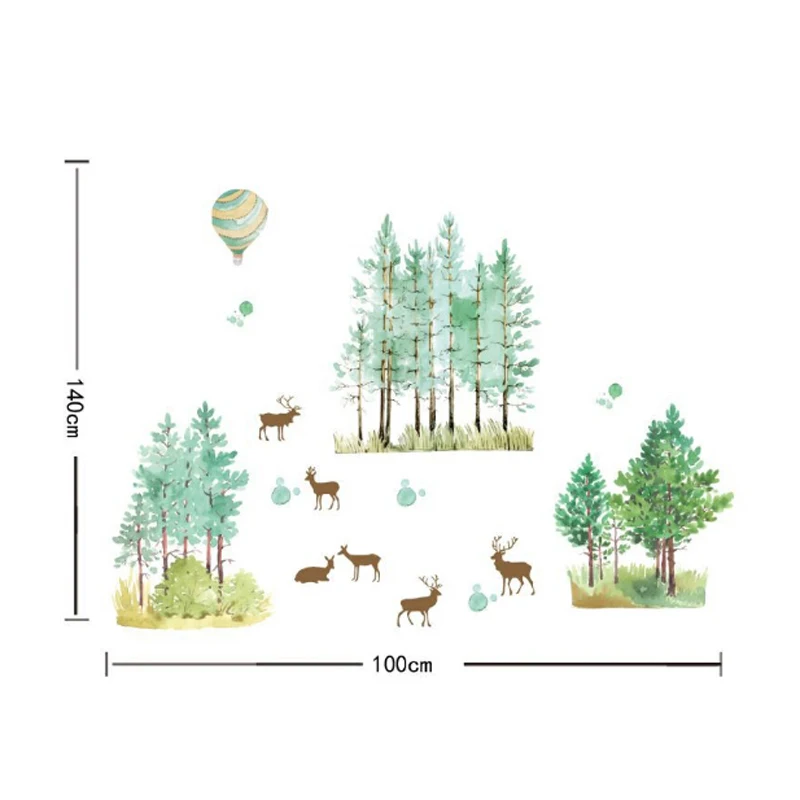 Tofok Hand Painted Forest Animal Fawn Wall Sticker Bedroom Living room Self-adhesion Creative Decorative Sticker Removable
Tofok Hand Painted Forest Animal Fawn Wall Sticker Bedroom Living room Self-adhesion Creative Decorative Sticker Removable