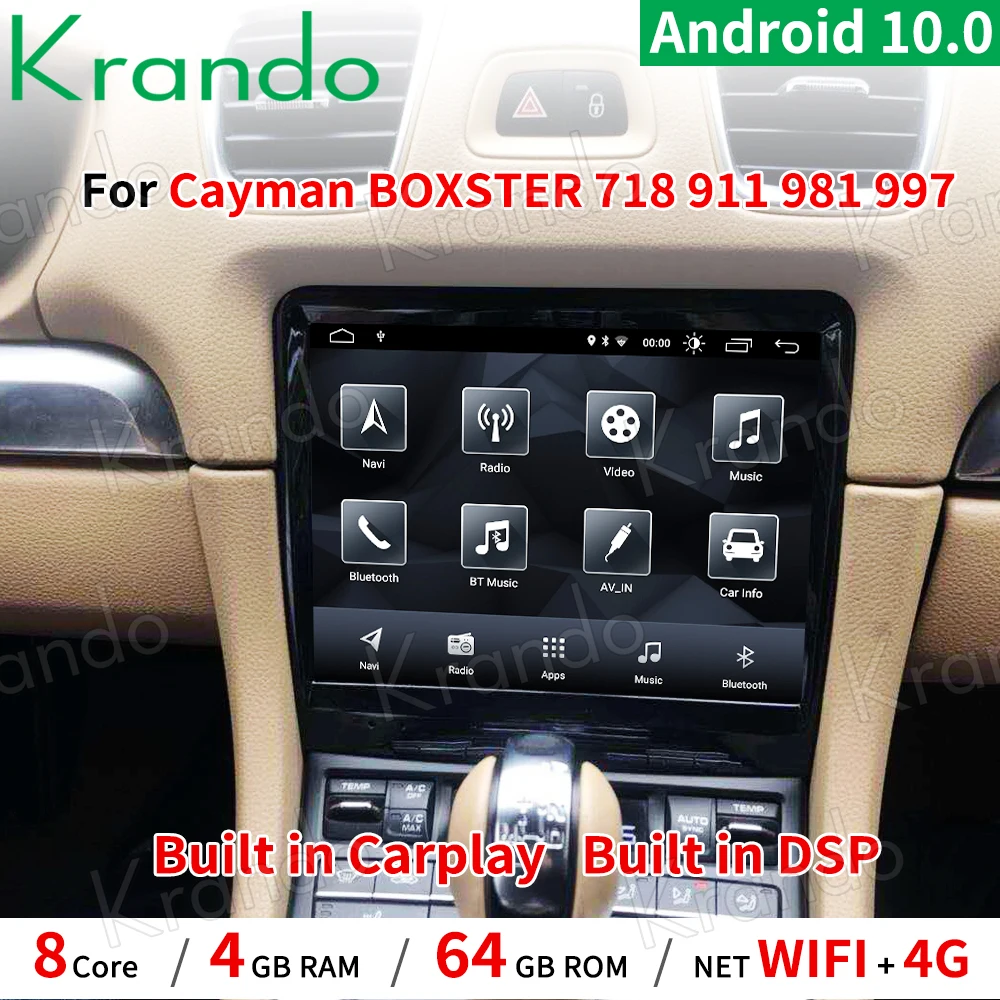Автомагнитола Krando, мультимедийный плеер для Porsche Cayman BOXSTER 10,0, 8,4, 718, 911, 981, 997-2012, Android 2016
Автомагнитола Krando, мультимедийный плеер для Porsche Cayman BOXSTER 10,0, 8,4, 718, 911, 981, 997-2012, Android 2016