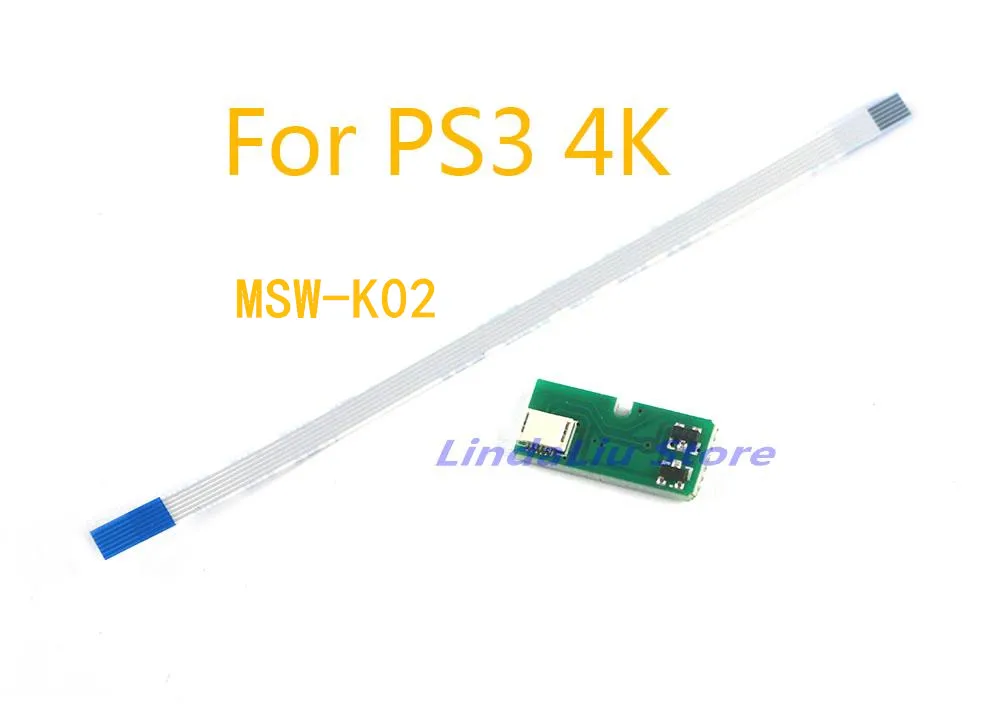 

30sets For Sony PS3 4000 Super Slim Power Button On OFF Switch Board Eject Ribbon Cable Board With Flex Cable MFW-001 MSW-K02