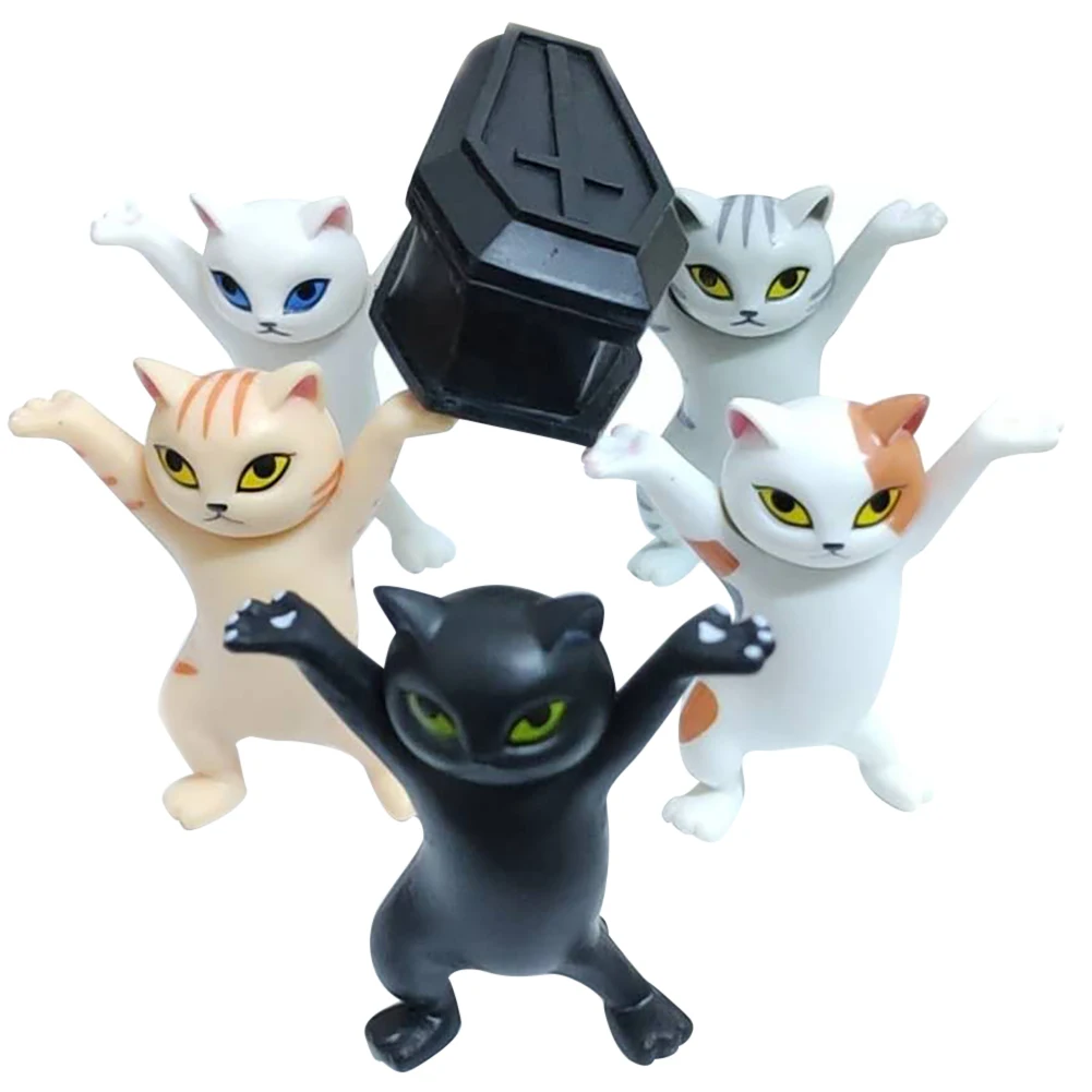 Carrying a coffin cat pen holder home bookshelf decoration animal statue handmade doll decoration toy gift
Carrying a coffin cat pen holder home bookshelf decoration animal statue handmade doll decoration toy gift