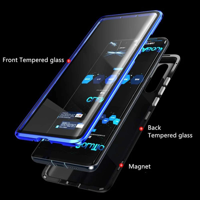 360 Full Protection Magnetic Case for Coque Huawei P40 Lite P20 P30 Pro Mate 20 30 P Smart 2019 Double Tempered Glass Fundas
360 Full Protection Magnetic Case for Coque Huawei P40 Lite P20 P30 Pro Mate 20 30 P Smart 2019 Double Tempered Glass Fundas