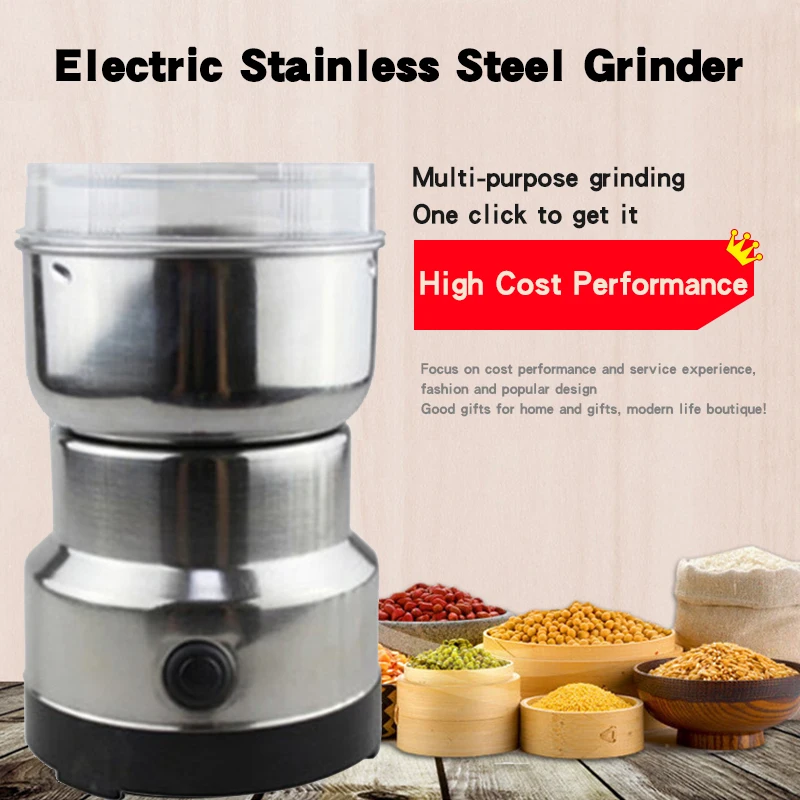 Home Kitchen Grains Spices Cereals Coffee Dry Food Grinder Mill Grinding Machine Gristmill Home Medicine Flour Powder Crusher
Home Kitchen Grains Spices Cereals Coffee Dry Food Grinder Mill Grinding Machine Gristmill Home Medicine Flour Powder Crusher