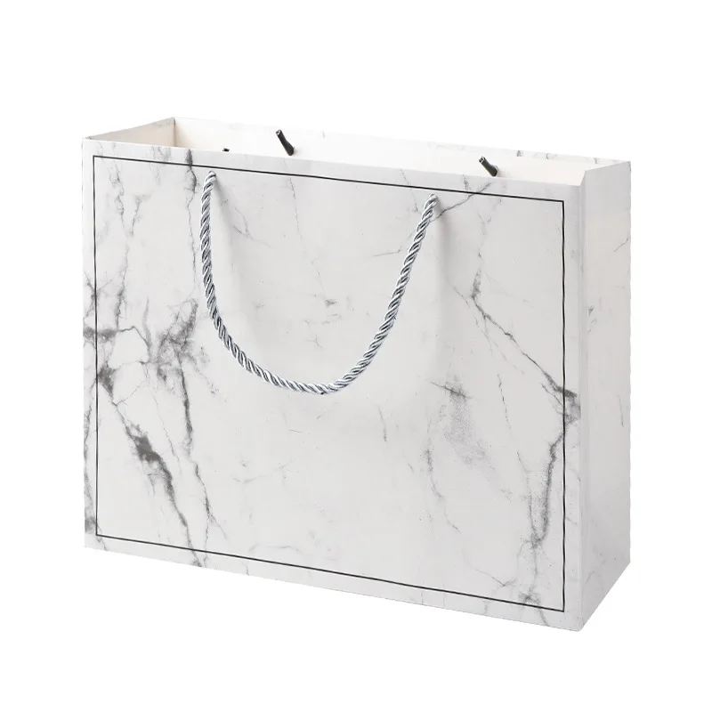 10pcs Marble Style Large Size Paper Gift Bag Valentine's Day with Ribbons Simple Shopping Bags Birthday Wedding Favors for Guest
10pcs Marble Style Large Size Paper Gift Bag Valentine's Day with Ribbons Simple Shopping Bags Birthday Wedding Favors for Guest