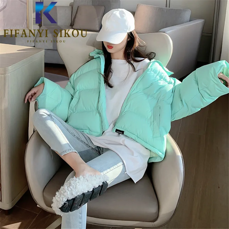 Winter Jacket Women Korean Casual Fashion Down Jackets Short Parka Thick Warm Overcoat Female High Quality Loose Cotton Coat
Winter Jacket Women Korean Casual Fashion Down Jackets Short Parka Thick Warm Overcoat Female High Quality Loose Cotton Coat
