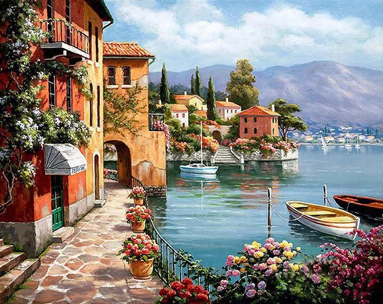 Seaside House 5D DIY 100% Full Drill Diamond Painting Cross Stitch Handmade Gift Diamond Embroidery Rhinestone Mosaic Kits
Seaside House 5D DIY 100% Full Drill Diamond Painting Cross Stitch Handmade Gift Diamond Embroidery Rhinestone Mosaic Kits