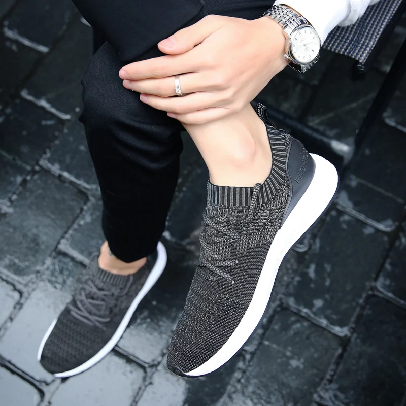 Men 39 leisure 2020 fashion knitting trainers breathable mesh hombre hot sneaker Fashion comfortable comfort informales Casual
Men 39 leisure 2020 fashion knitting trainers breathable mesh hombre hot sneaker Fashion comfortable comfort informales Casual