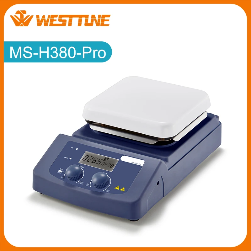 MS-H380-Pro LCD Цифровая горячая пластина магнитная мешалка со стандартной