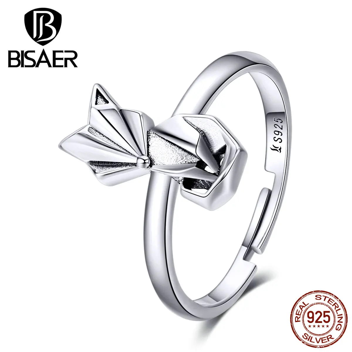 Fox Rings BISAER 925 Sterling Silver Animal Fox Women Rings Women Open Size Adjustable Fine Luxury Jewelry ECR560
Fox Rings BISAER 925 Sterling Silver Animal Fox Women Rings Women Open Size Adjustable Fine Luxury Jewelry ECR560