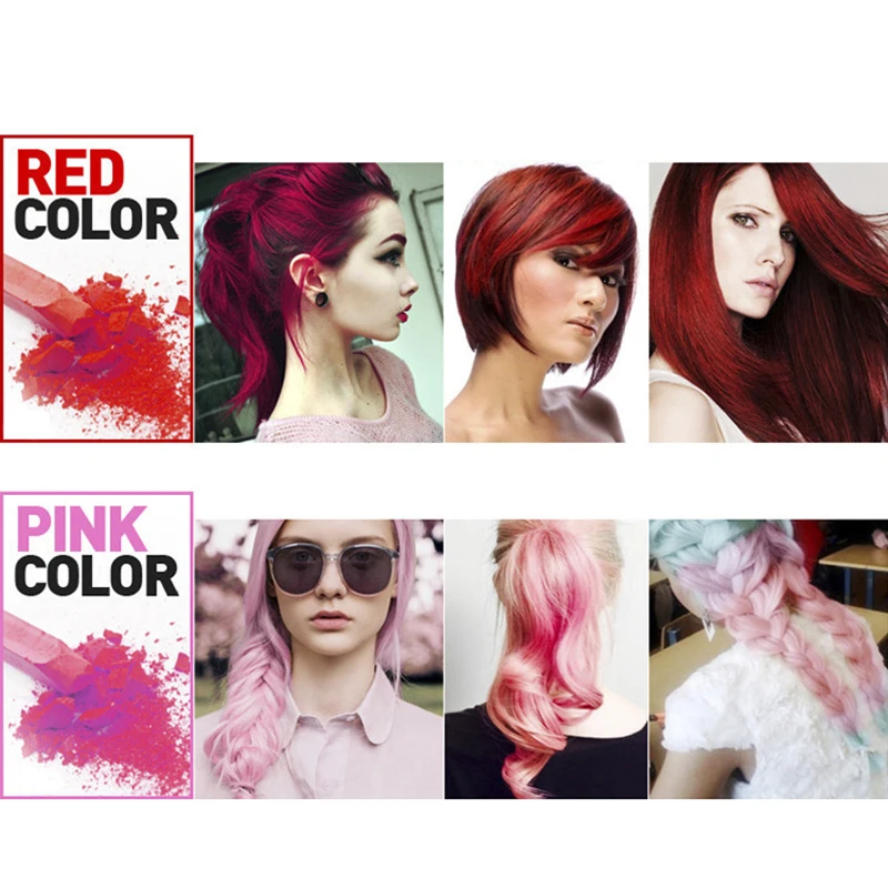 Fashion Hair Color Chalks Temporary Colors Hair Dye Pastels Kit Beauty Care Hair Styling Tools Crayons for Hair FOU99
Fashion Hair Color Chalks Temporary Colors Hair Dye Pastels Kit Beauty Care Hair Styling Tools Crayons for Hair FOU99