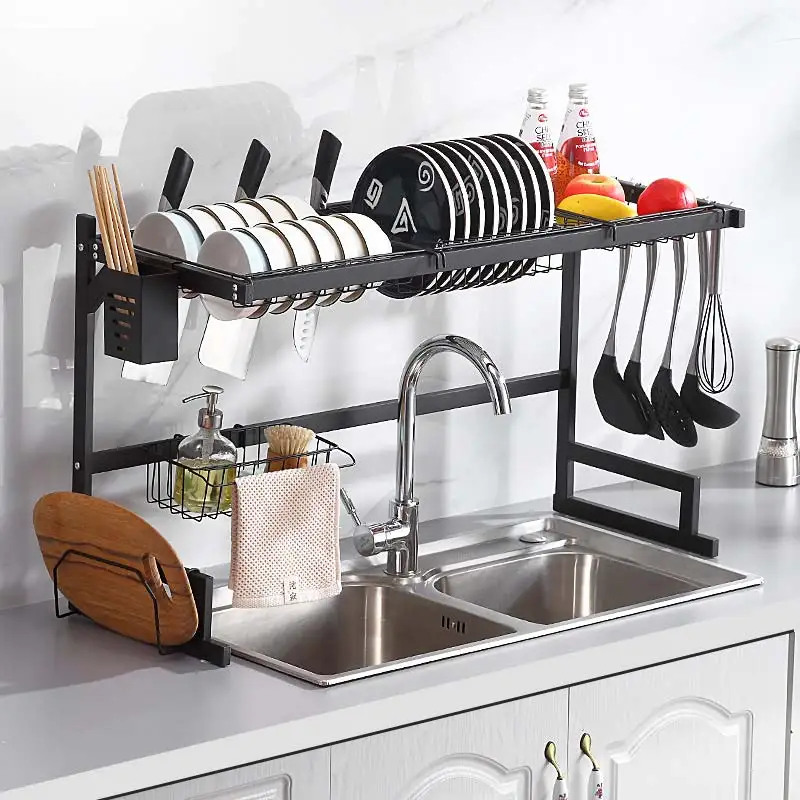 New 65cm Stainless Steel Kitchen Shelf Storage Device Plate Drying Shelf Storage Device Storage Tool Above Sink
New 65cm Stainless Steel Kitchen Shelf Storage Device Plate Drying Shelf Storage Device Storage Tool Above Sink