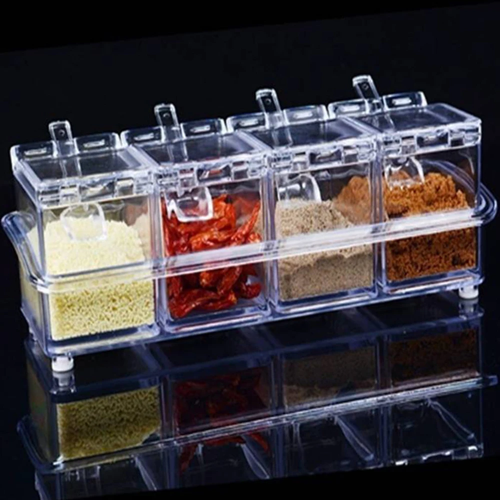 Kitchen Organizer Storage Box Spice Rack Container Seasoning Jar Transparent Sugar Salt Bottle Kitchen Accessories Spice Bottle
Kitchen Organizer Storage Box Spice Rack Container Seasoning Jar Transparent Sugar Salt Bottle Kitchen Accessories Spice Bottle